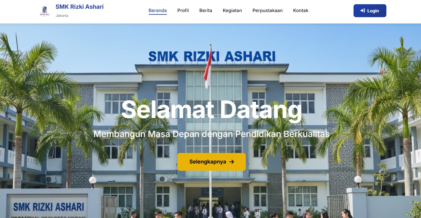 Website Sekolah + CBT Ashari